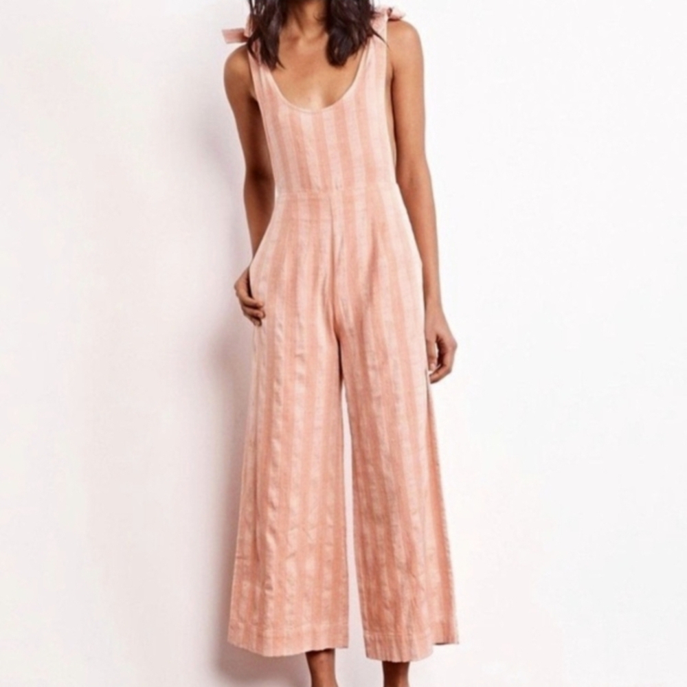 Ace & Jig Johnny Jumper 100% Cotton color: Parfait (Peach) SIZE Medium